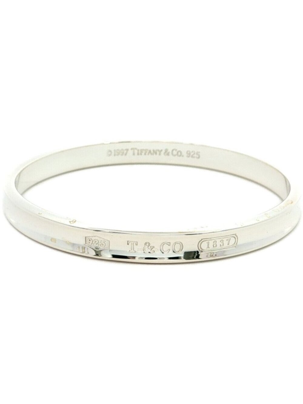 Tiffany & Co & Narrow Bangle Silver Bracelet